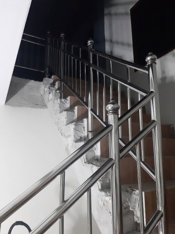 งานราวบันไดสแตสเลส งานราวบันไดสแตสเลส